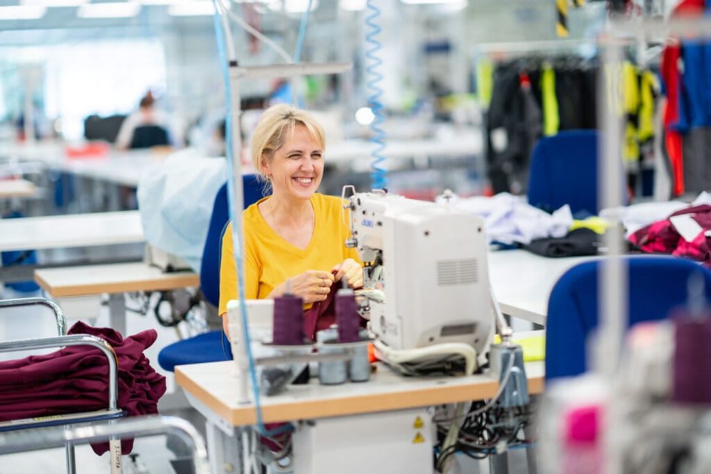 Prodem employees are expert in textiles